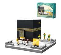 LQPFBSM Mosque Kaaba of Mecca Micro Mini Building Blocks Sets Islamic Architecture Model Toys for Adults and Kids World Famous Landmark Building Kits Eid Gifts for Muslim 446PCS