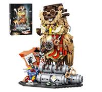 LQPFBSM Private Detective Owl Building Blocks Set Steampunk Detective Owl Building Set Retro Mechanical Animal Construction Kit Creative Gift for Adults Teens 1286 PCS