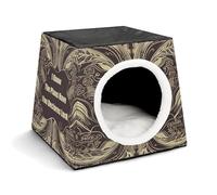 LQPMNK Portable Pet Nest for Small Pets, Declares Lord Print Capsule Design Space Capsule Pet Nest Durable Pet Nest Pet Bed for Home and Travel