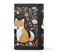 LQPMNK Trifold Wallet, Love Cartoon Fox Print Wallet with Multiple Slots Elegant Wallet Business Wallet Travel Wallet Multi-pocket Wallet, style, One Size, Minimalist
