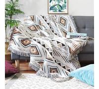 Lqprom Homesy Soft Southwest Throw Blankets Double Sided Aztec Southwest Throws Cover Multi-Function for Couch Chair Sofa Bed Outdoor Beach Travel 51"x63"