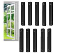 LQQDREX 12pcs Self-Adhesive Window Magnet, Adjustable Magnetic Fastener, Magnetic Mosquito Net Window Stickers, Window Fixing Clips for Fly Screen, for House Windows