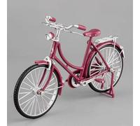 LQQDREX Alloy Mini Retro Classical Bike Toy, Retro Bicycle Model, 1:10 Mini Bike Desktop Crafts Figurines, Desk Accessories Toy Finger Bike for Collections Home Living Room Bar Coffee Ornaments