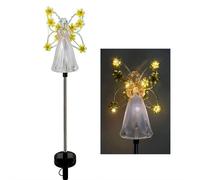 LQQDREX Angel Solar Garden Lights, LED Waterproof Angel Landscape Lights, Angel Decorative Lights, for Cemetery Grave Yards Patio Outdoor Decoration Memorial Gifts Sympathy Gift