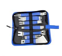 LQQDREX Car Repair Pry Plate Tools, 7PCS Auto Trim Removal Tool Kit, Sturdy Pry Set for Dashboard, Door, Upholstery, Audio, Stainless Steel Fastener Removal, No-Scratch Pry Tool Kit