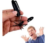 LQQDREX Fake Spider Pen Prank Gift, Scare Prank SpiderPen Magic Tricks 3D Jumping Spider Magic Gag Close-up, Funny Trick Pen for Jokes & Gags | Desk Toy for Office, Party, Gift