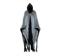 LQQDREX Halloween Hooded Cloak, Scary Halloween Costumes, Medieval Renaissance Wizard Cloak Reaper Cosplay Cape Costume