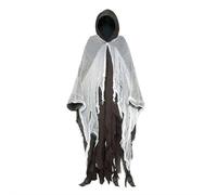 LQQDREX Halloween Hooded Cloak, Scary Halloween Costumes, Medieval Renaissance Wizard Cloak Reaper Cosplay Cape Costume