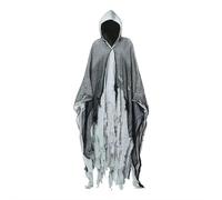 LQQDREX Halloween Hooded Cloak, Scary Halloween Costumes, Medieval Renaissance Wizard Cloak Reaper Cosplay Cape Costume