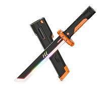 LQQDREX Sparkblade Sword with Sparks, Spark Blade w/Hit Sensor Sound & Fog, Swords Toys with LED Light and Sound