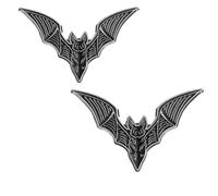LQQDREX Vampire-Bat Brooch Pin, Enamel Bat Brooch Jewelry Badge Pins, Cartoon Brooch Badge Pins, Halloween Animal Lapel Pin Badge Accessory for Women Men