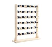 LQQDREX Wooden Earrings Display Stand With Hooks Multipurpose For Dresser Bedroom Necklace Organize Display Hanging I2N2 Jewelry Storage
