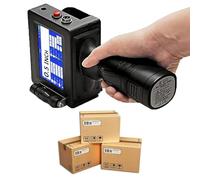 LQQYJSM Handheld Inkjet Printer Automatic Online Inkjet Printer, Portable Intelligent Upgraded Printer with 4.3 Inch LED Touch Screen for Date/Time/Batch/Lot/Number/Text/QR/Barcode