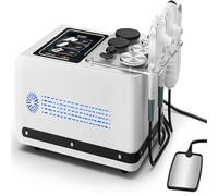 LQQYJSM Professional 448K Radio Frequency Therapy Machine - for RF Lifting, Weight Loss & Body Shaping, 448K Diathermy Therapy Machine RF Machine with 3 Handles & 8 Workstations White