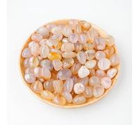 LQRCTRY Fish Tank Substrate Garden Stones, Crystal Stone Polishing Rolling Stone 500g 1.5-2cm Multicolor Translucent Fish Tank Decoration