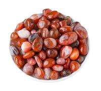 LQRCTRY Fish Tank Substrate Garden Stones, River Stones Polishing Decorative Rolling Stones 500g Multicolor 1.5-2 cm for Aquarium Fish Tank Garden