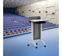 LQRCTRY Podium, Stand Up Church Pulpit Podiums with Edge Stopper, Modern Seminar Speaking Platform