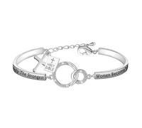 LQRI Female Ordained Minister Pastor Appreciation Gift Only The Strongest Women Become Ministers Bracelet Religious Gift, S, Metal, Opal