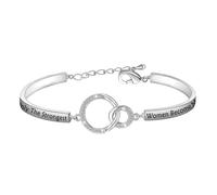 LQRI Female Ordained Minister Pastor Appreciation Gift Only The Strongest Women Become Ministers Bracelet Religious Gift, S, Metal, Opal