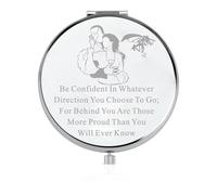 LQRI Opera Phantom Drama Musical Compact Makeup Mirror Broadway Musical Merchandise Musical Lover Mirror