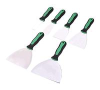 LQSSA 6 Piece Stainless Steel Putty Set,Putty Scraper Tool,Painting Tools,Drywall Scrapers
