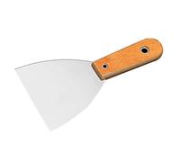 LQSSA Putty Wood Handle Putty,Flexible Blade for Drywall,Putty,Decals,Wallpaper,Baking,Patching Painting/4 inch