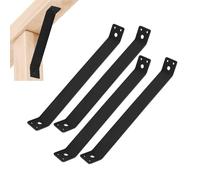 LQSYBHD 4 Pcs Inside Mount 45-Degree Angle Bracket 7" x 1.37" Pergola Kit Heavy Duty Connector Brace Bracket Kit for Knee Braces Post to Beam Connectors Thickness 3mm