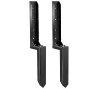LQSYBHD Adjustable Fence Post Repair Kit Quick Fix Rotted Tilted Broken Leaning Wood Posts Support Easy Solution Fence Post Anchor Fence Post Anchor Stakes(Size:80x12x5cm,Color:2B)