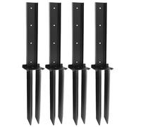 LQSYBHD Adjustable Fence Post Repair Kit Quick Fix Rotted Tilted Broken Leaning Wood Posts Support Easy Solution Fence Post Anchor Fence Post Anchor Stakes(Size:80x12x5cm,Color:4C)