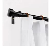 LQSYBHD Curtain Rods 18 To 84 Inches,Decorative 5/8 Inch Diameter Window Curtain Rods With Brackets,for Bedroom,Room Divider,Living Room,Kitchen,Bathroom(Size:28-48in)