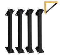 LQSYBHD Heavy Duty Connector Brace Bracket Kit 45 Degree Angle Support Bracket Wood Beam Support for Garden Construction Pergolas Patios Courtyards,Easy DIY Installation(Size:4PCS)