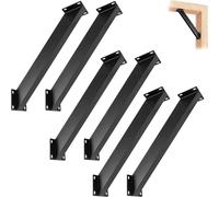 LQSYBHD Metal Pergola Kit Heavy Duty Corner Support Kit Wooden Structures Support 45 Degree Angle Support Brackets for Tree Houses,Cabins and Patios Easy DIY Installation(Size:6pcs)