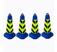 LQSYBHD Traffic Safety Cones with Reflective Collar Cones with Handle Plastic PVC Heavy Duty Cones Multi Purpose Pop-Up Cone or Parking Lot,Driving Training(Size:70x35x35cm,Color:4B)