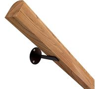 LQSYBHD Wooden Stair Handrails,Hand Railings for Stairs Indoor Outdoor Wall Mount Support Wood Handrails,Non-Slip Sturdy Staircase Handrail Safety Grab Bar Rod for Home,Lofts,Guardra(Size:3.3ft/100cm)