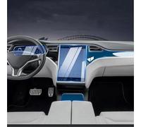 LQUNGE Car Accessories TPU Transparent Protection Film Interior Sticker Center Console Navigator Film for Tesla Model X Model S