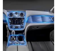 LQUNGE Car Interior Accessories Film Transparent TPU Console Anti-Scratch Resist Film Radio Display Film for Bentley Bentayga 2016-2019