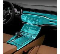 LQUNGE Car Interior Accessories TPU PPF,for Audi S6 RS6 2019-2023 Dashboard Panel Wrap Protective Film Screen Anti-Scratch Protector