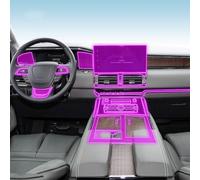 LQUNGE Car Interior Center Console Transparent TPU Protective Film Anti-Scratch Film Accessories for Lincoln Navigator 2018-2023