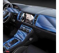 LQUNGE Car Interior Center Console Transparent TPU Protective Film Anti-Scratch Repair Film Accessories Refit,for Skoda KODIAQ 17-21