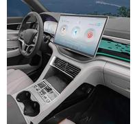 LQUNGE Car Interior Dashboard Gps Navigation Screen Transparent TPU Protective Film，For BYD SONG Plus Champion Version 2023-2024