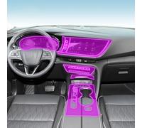 LQUNGE Car Interior Film Dashboard Piano Board Shift Center Console Anti-Scratch Transparent TPU PPF Accessories for Buick Envision 2021-2023 Style C for LHD