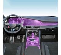 LQUNGE car Interior Transmission Panel TPU Protective Film Center Console Scratch Resistant PPF，for Alfa Romeo Giulai 2022-2024