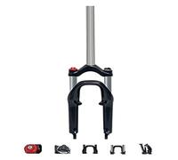 LQVAIPT 20 inch Mountain Folding Bike Front Fork Suspension Bicycle Front Fork air Fork Shock Absorber Bicycle Accessories Aluminum Alloy V Brake disc Brake Dual use 20