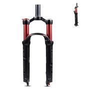 LQVAIPT 26 27.5 29 inch Mountain Bike Fork Shock Absorber Fork Bicycle Shock Absorber air Fork Aluminum Alloy Double Gas Front Fork Straight Tube A,29(A,27.5)