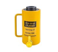 LQVAIPT Automatic RetractionHydraulic Cylinders Jacks, Lifting Cylinders That Can Be Pushed Or Pulled, 4in/100mm Stroke(30T/66138lb-4in Stroke)