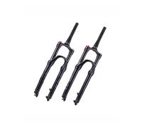 LQVAIPT Bicycle Front Fork Suitable For 26 27.5 Cone Tube Shoulder Control Quick Release Damping Mountain Bike Magnesium Alloy Air Can Lock The Suspension