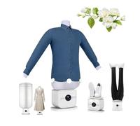 LQVAIPT Hands Free Automatic Ironing Machine, 360° No Blind Spots,Quick Iron in 8 Minutes,Time Temperature Adjustable, for All Fabrics(Upgraded)