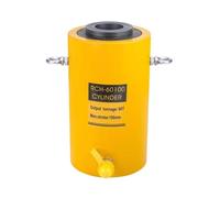 LQVAIPT Hollow Hydraulic Jacks 4in 100mm Stroke Hydraulic Cylinders Automatic Retraction Jacks Lifting Cylinders That Can Be Pushed Or Pulled