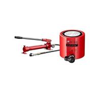 LQVAIPT Hydraulic Jack, 2in Stroke, with Manual Pump CP-700, Automatic Retraction, Ideal for Auto Repair and Construction(50T/110231lb-2in Stroke)