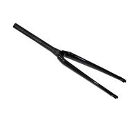 LQVAIPT Road Bike 700C Rigid Forks Carbon Fiber 1~1/8" Tapered 9x100mm QR Ultralight Front Fork C Brake Threadless Bicycle (Color : Black-Matte, Size 700(Blackglossy)